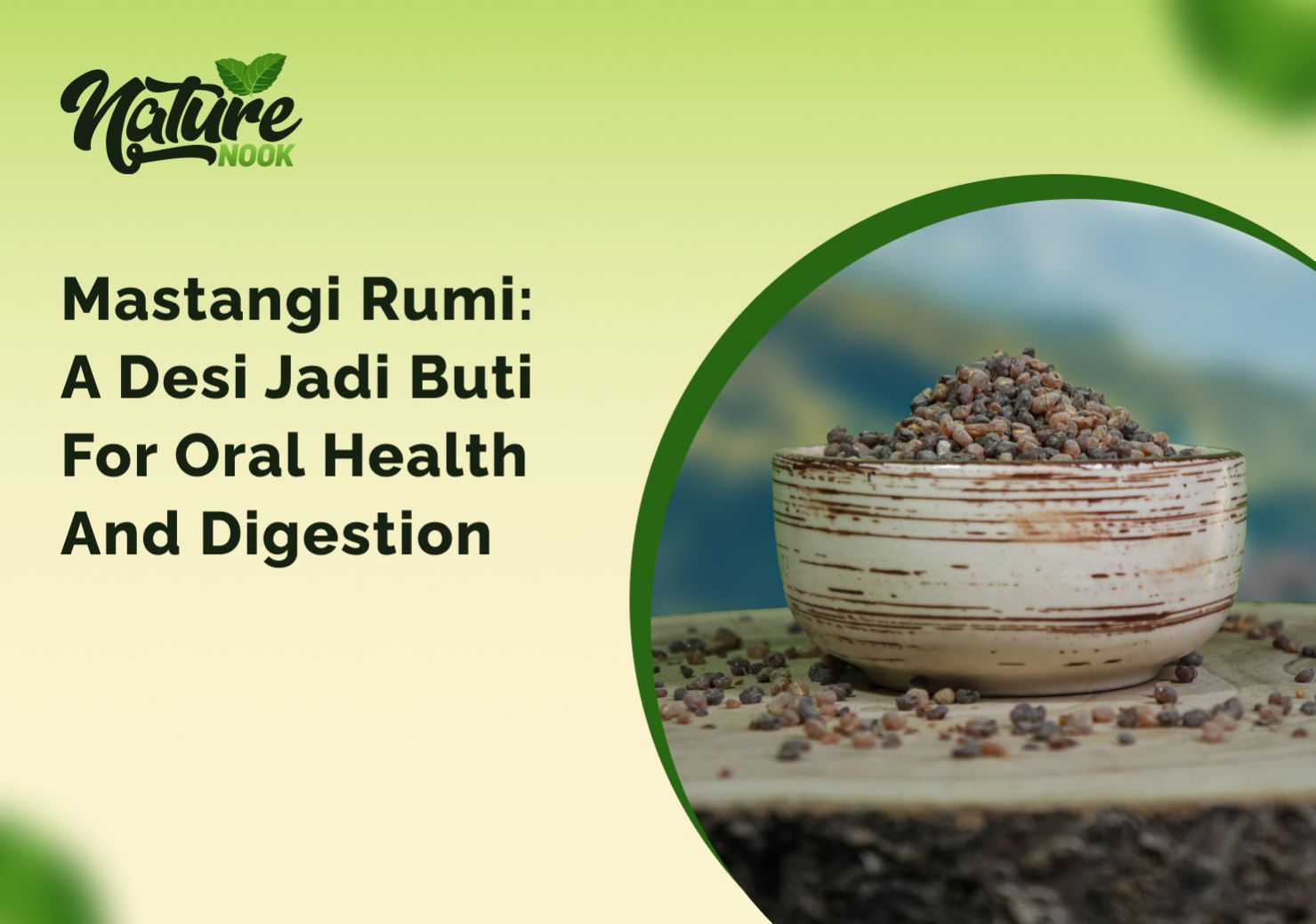 Mastagi Rumi: A Desi Jadi Buti for Oral Health and Digestion